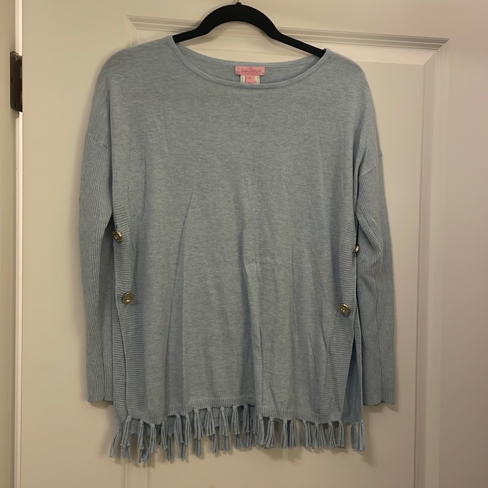Lilly Pulitzer Light Blue Ramona Sweater XS